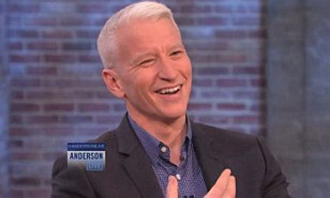 anderson cooper with black hair|is anderson cooper albino.